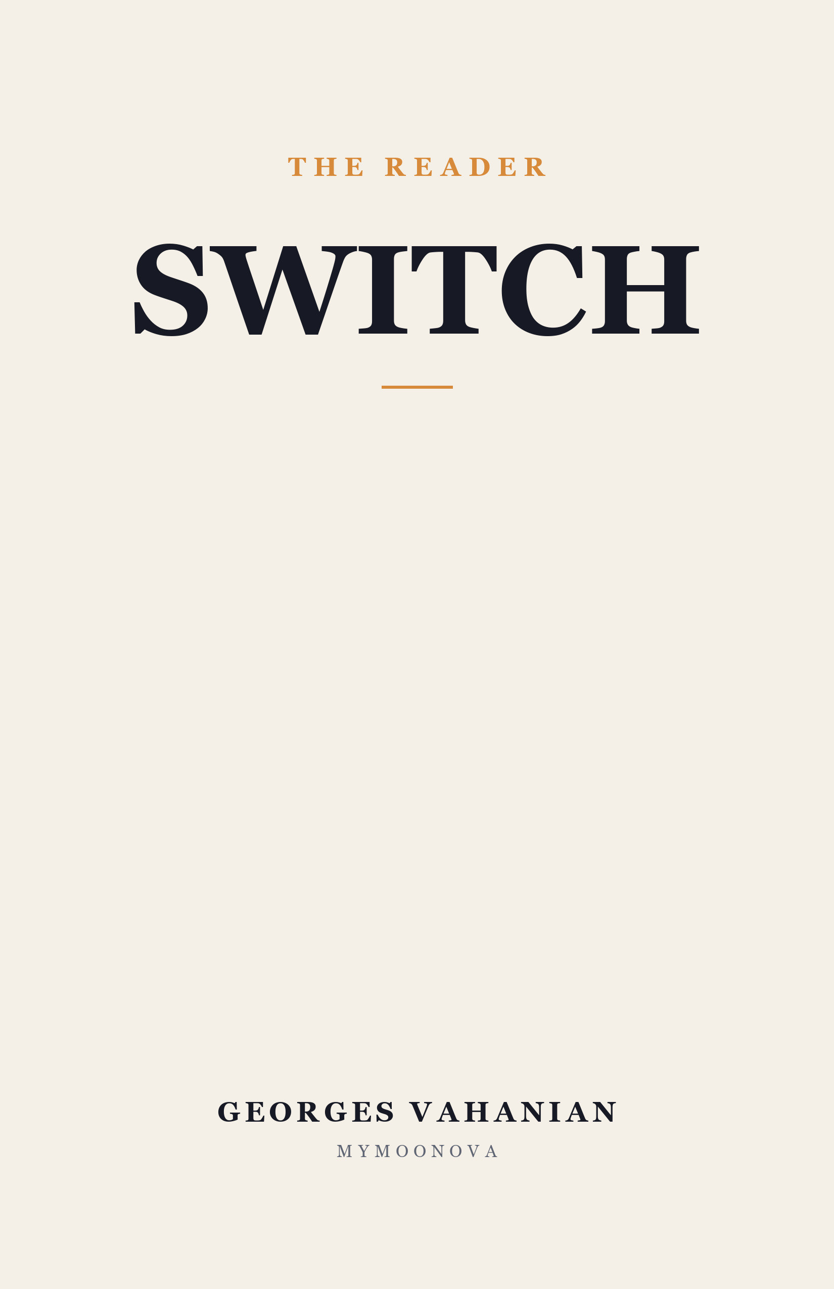 Switch book cover
