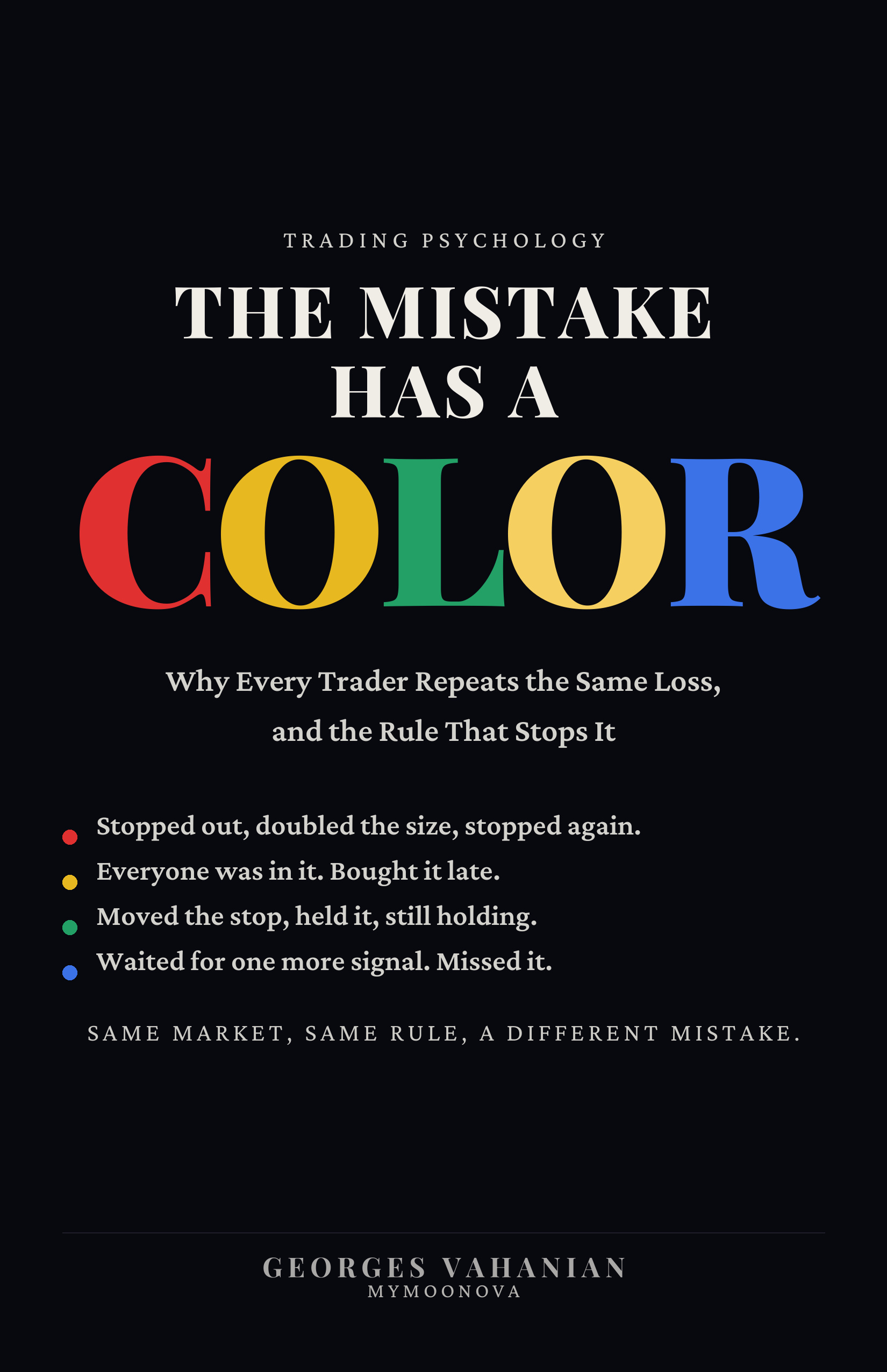 Couverture The Mistake Has a Color